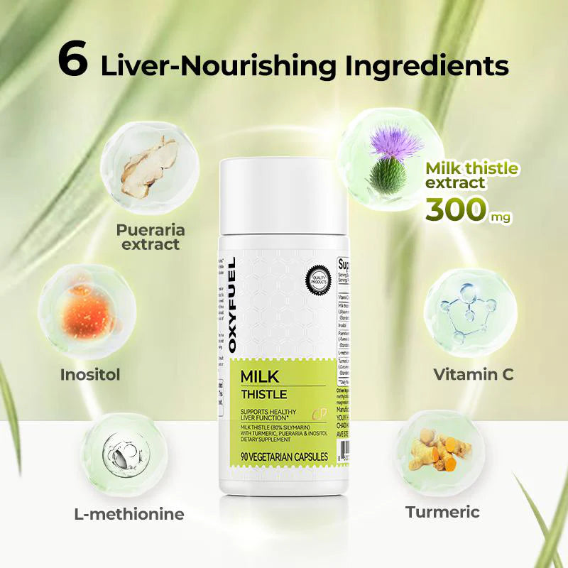 Oxyfuel™ Milk Thistle Liver Detox & Colon Cleanse